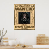 Benutzerdefiniertes Foto Wanted Dead or Alive Vint Poster (Küche)
