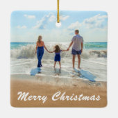 Benutzerdefiniertes Foto Weihnachtsschmuck Ihre Fo (Rückseite)