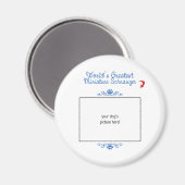 Benutzerdefiniertes Foto! Weltbest Miniature Schna Magnet (Vorderseite/Rückseite)