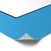 Benutzerdefiniertes Foto! Weltbester englischer Po Poster (Ecke)