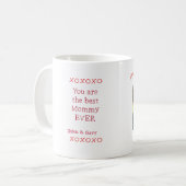 Benutzerdefiniertes Foto - Wir Liebe MOMY-Tasse Kaffeetasse (Vorderseite Links)