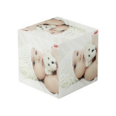 Benutzerdefiniertes Foto Würfel (Rückseite Schrägansicht)