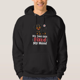 Benutzerdefiniertes Foto Wursthund hat meine Stimm Hoodie