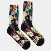 Benutzerdefiniertes Foto x12 Socken (Rechts)