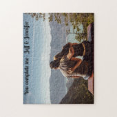 Benutzerdefiniertes Foto "You Complete Me" Puzzle (Vertikal)