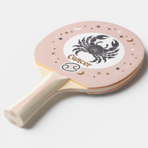 Benutzerdefiniertes Foto Zodiac-Schildkrebs Tischtennis Schläger