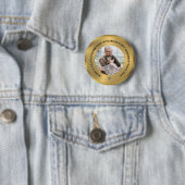 Benutzerdefiniertes Foto zum 50. Hochzeitstag Button (Beispiel)