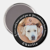 Benutzerdefiniertes Foto zur Erinnerung an Pet Los Magnet (Vorderseite/Rückseite)