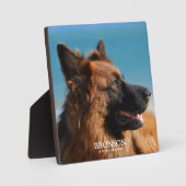 Benutzerdefiniertes Foto zur Memorierung von Haust Fotoplatte (Vorderseite)