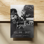 Benutzerdefiniertes Foto zusammen Hochzeit Sichern Save The Date