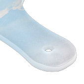 Benutzerdefiniertes Foto-Zuschnitt mit Text Schneidebrett (Ecke)