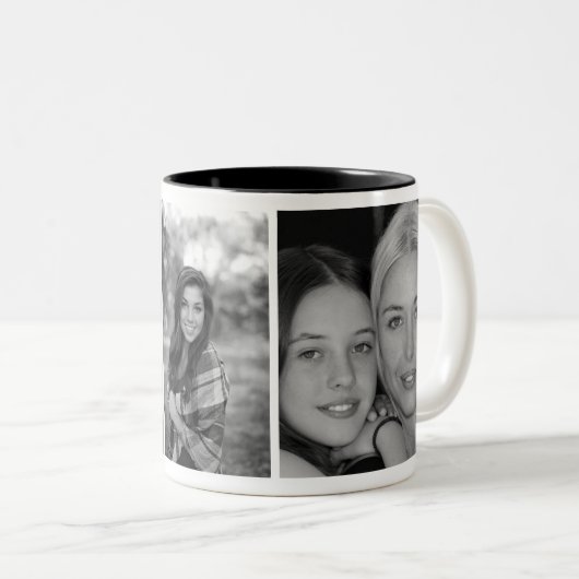 Benutzerdefiniertes Foto Zweifarbige Tasse (VorderseiteRechts)