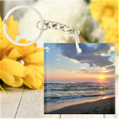 Benutzerdefiniertes Foto zweiseitig Personalisiert Schlüsselanhänger