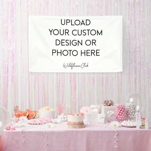 Benutzerdefiniertes Fotobanner Banner (Party)