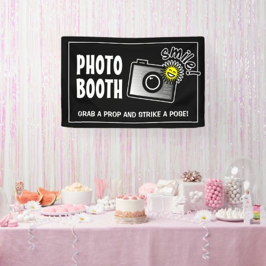 Benutzerdefiniertes Fotobooth-Banner-Schild für Ho Banner (Party)