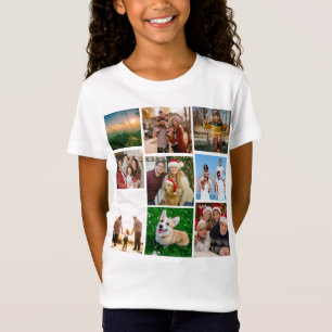 Benutzerdefiniertes Fotocollage-Shirt, Benutzerdef T-Shirt