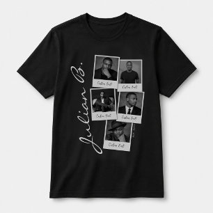 Benutzerdefiniertes Fotocollage-Shirt, Trendiges R T-Shirt