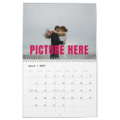 BENUTZERDEFINIERTES FOTOCOVER ERINNERUNGSBILD KALENDER (Mär 2027)
