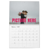 BENUTZERDEFINIERTES FOTOCOVER ERINNERUNGSBILD KALENDER (Feb 2027)