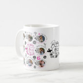 Benutzerdefiniertes Fotodesign zum Geburtstag der Kaffeetasse (Vorderseite Links)