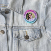 Benutzerdefiniertes Fotogradienten-Muster Retro Al Button (Beispiel)