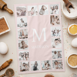 Benutzerdefiniertes Fotomaterial Personalisiert Bl Geschirrtuch