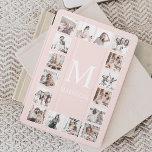 Benutzerdefiniertes Fotomaterial Personalisiert Bl iPad Pro Cover<br><div class="desc">Erstellen Sie Ihre eigene personalisierte 16 Foto Collage,  ipad smart Cover blush rosa Hintergrund. Die ipad smart cover face verfügt auch über Ihr Monogramm. Fügen Sie Ihre Lieblings-Fotos,  Designs oder Kunstwerke,  um etwas wirklich Einzigartiges zu schaffen.</div>