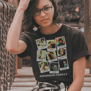 Benutzerdefiniertes Fotomontage-Collage-T-Shirt T-Shirt