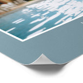Benutzerdefiniertes Fotoposter mit Text Moderne Fa Poster (Ecke)