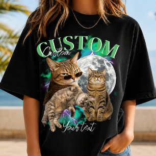 Benutzerdefiniertes Freundinnen-Gesicht Bootleg Ra T-Shirt