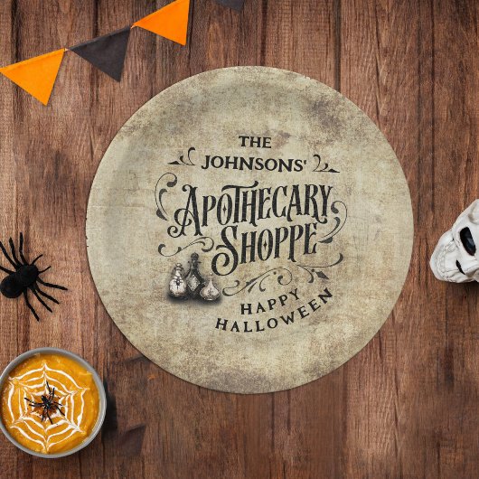 Benutzerdefiniertes Frohes Halloween  Pappteller