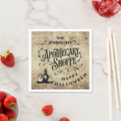 Benutzerdefiniertes Frohes Halloween  Serviette (Beispiel)