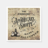 Benutzerdefiniertes Frohes Halloween  Serviette (Vorderseite)