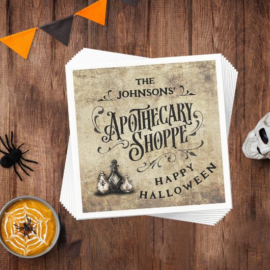 Benutzerdefiniertes Frohes Halloween  Serviette