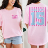 Benutzerdefiniertes Front-Back-Team-Name-Nummer-Sp T-Shirt