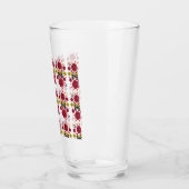 Benutzerdefiniertes Frühlings-Schmetterling-Blumen Glas (Links)