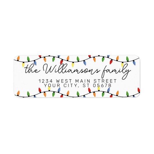 Benutzerdefiniertes Fun festes Party String Lights (Vorne)