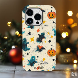 Benutzerdefiniertes Fun Halloween mit Name und Zit Case-Mate iPhone 14 Pro Hülle