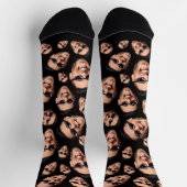Benutzerdefiniertes Funny Funny Face Foto überall Socken (Oben)