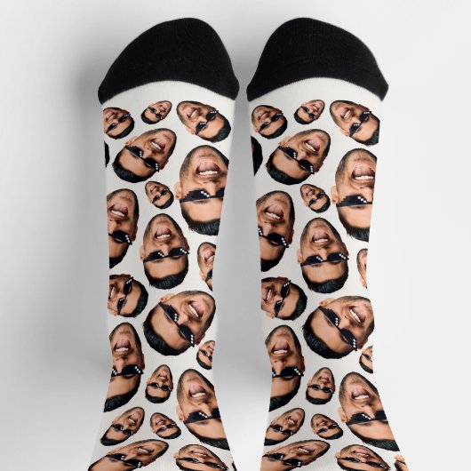 Benutzerdefiniertes Funny Funny Funny Foto überall Socken (Oben)
