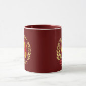 Benutzerdefiniertes Fußball-Logo für Männer Tasse (Zentrum)