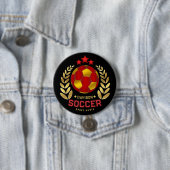 Benutzerdefiniertes Fußball-Logo mit Namen Button (Beispiel)