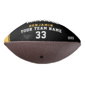 Benutzerdefiniertes Fußball mit Name, Nummer, Team Football (Gedreht 270)