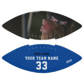 Benutzerdefiniertes Fußball mit Name, Nummer, Team Football (Paneele)