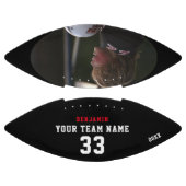 Benutzerdefiniertes Fußball mit Name, Nummer, Team Football (Paneele)