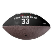 Benutzerdefiniertes Fußball mit Name, Nummer, Team Football (Gedreht 270)