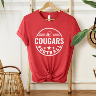 Benutzerdefiniertes Fußball-Team-Abzeichen Rot Mam Tri-Blend Shirt