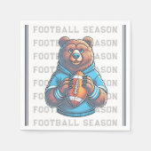 Benutzerdefiniertes Fußballpapier Serviette (Vorderseite)