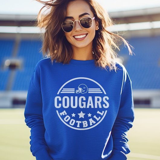 Benutzerdefiniertes Fußballteam mit Name des Spiel Sweatshirt
