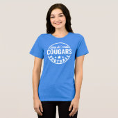 Benutzerdefiniertes Fußballteam mit Name des Spiel Tri-Blend Shirt (Vorderseite voll)